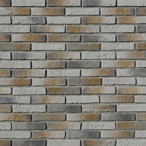 Картинка товара Плитка Бергамо брик (серый) White Hills цемент 225*49мм
